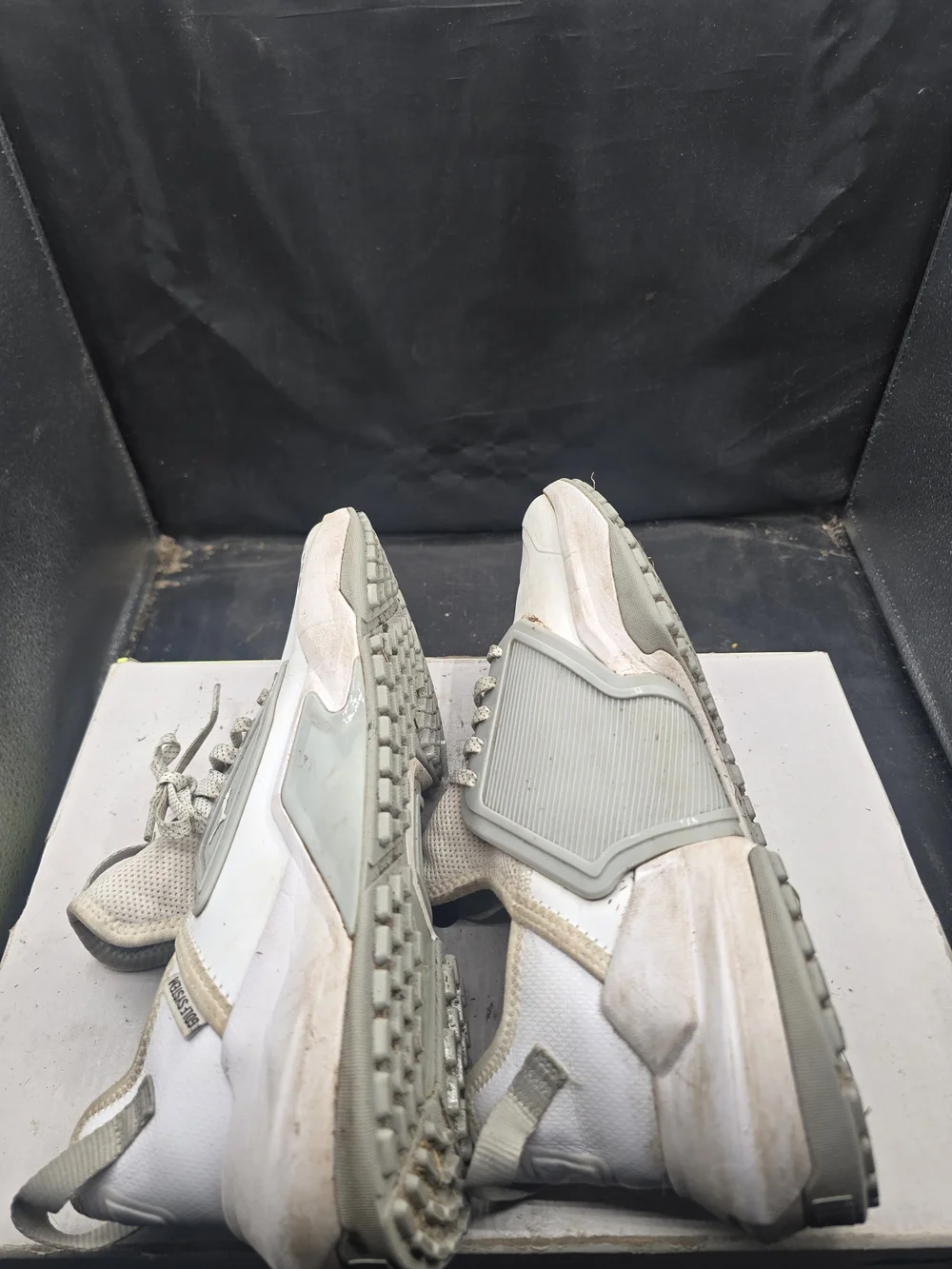 Puma Men’s Sneakers in White and Light‎ Gray